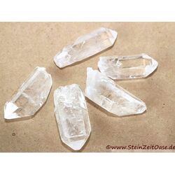 Bergkristall Laserkristalle / Kristallst�be natur - Sonderqualit�t - ca. 3,9 - 4,3 cm / ca. 12-16 g/St