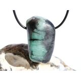 Smaragd XXL Trommelstein gebohrt (Beryll) - Rarit�t - ca....