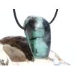 Smaragd XXL Trommelstein gebohrt (Beryll) - Rarität - ca. 4 cm x 2,3 cm x 1,8 cm