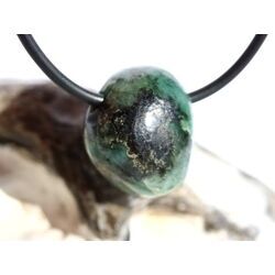 Smaragd Trommelstein gebohrt (Beryll) - Rarit�t - ca. 1,8 cm x 1,5 cm x 1,3 cm