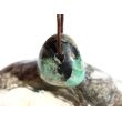 Smaragd Trommelstein gebohrt (Beryll) - Rarität - ca. 1,6 cm x 1,4 cm x 1 cm