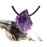 Amethyst dunkel "Morion" Kristallspitze /...