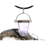 Rosenquarz Schmuckstein Cabochon - Anhänger Öse...