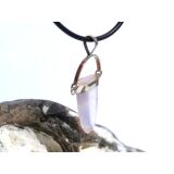 Rosenquarz Schmuckstein Cabochon - Anhänger Öse...