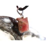 Spinell rosa-rot Kristall / Rohsteinform Anhänger Öse Schmuckdose - Rarität - Sonderqualität - ca. 1,8 cm x 1,1 cm x 1 cm