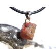 Spinell rosa-rot Kristall / Rohsteinform Anhänger Öse Schmuckdose - Rarität - Sonderqualität - ca. 1,8 cm x 1,1 cm x 1 cm