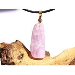 Kunzit rosa (Spodumen) Schmuckstein / Trommelstein - Anh�nger an �se - Schmuckdose - Rarit�t - ca. 3,6 cm x 1,1 cm x 0,8 cm (Fairer Handel / GKS)