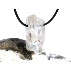 Kunzit "Schimmer" XL Kristallstab / Rohstein gebohrt (Spodumen) - Rarität - Sonderqualität - ca. 3,6 cm x 1,7 cm x 1,6 cm