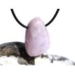Kunzit rosa "Schimmer" Trommelstein gebohrt (Spodumen) - Rarität - ca. 3 cm x 2 cm x 1,2 cm