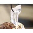 Bergkristall XXL Kristallstab / Kristallspitze natur mit Babyspitze, gebohrt - Sonderqualität - ca. 4,4 cm x 2,3 cm x 1,9 cm