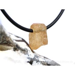 Topas Imperial (Goldtopas) Kristall natur gebohrt - Raritt - Sonderqualitt - ca. 1,4 cm x 0,8 cm x 0,8 cm
