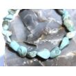 Larimar Nugget-Armband - ca. 10 - 12 mm - ca. 18 cm