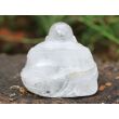 Bergkristall Buddha Figur / Aufsteller - ca. 6 cm x 6,3 cm x 4,5 cm - Sonderpreis wg. Makel -
