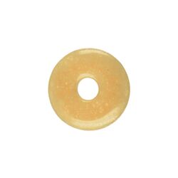 Calcit orange (Orangencalcit) Donut 26-30 mm (3-4,5 mm stark) - Bohrung ca. 6 mm