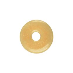 Calcit orange (Orangencalcit) Donut Edelstein 30 mm (5-6 mm stark)