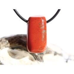 Jaspis rot Schmuckstein gebohrt - Sonderqualität - ca. 2,5 cm x 1,4 cm x 1,7 cm