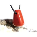 Jaspis rot Schmuckstein gebohrt - Sonderqualität - ca. 2,5 cm x 1,4 cm x 1,7 cm