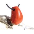 Jaspis rot Schmuckstein gebohrt - Sonderqualität - ca. 2,6 cm x 1,6 cm x 1,7 cm - Sonderpreis wg. Makel -