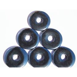 Hämatit Donut Edelstein 30 mm (4 - 5 mm stark)
