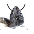 Hämatit natur (roter Glaskopf) XXL Schmuckstein gebohrt - Sonderqualität - Rarität - Handarbeit - ca. 4,3 cm x 3 cm x 1,4 cm
