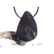 Hämatit natur (roter Glaskopf) XXL Schmuckstein gebohrt - Sonderqualität - Rarität - Handarbeit - ca. 4,3 cm x 3 cm x 1,4 cm