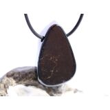 Hämatit natur (roter Glaskopf) XL Schmuckstein gebohrt - AA-Sonderqualität - Rarität - Handarbeit - ca. 3,8 cm x 2,4 cm x 1,3 cm