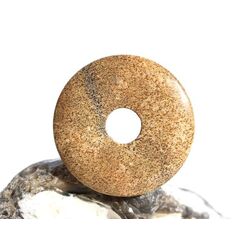 Landschaftsjaspis Donut 35 mm (5 mm stark)