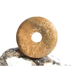 Landschaftsjaspis Donut 35 mm (5 mm stark)