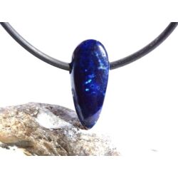 Azurit-Malachit natur Schmuckstein / Scheibenstein gebohrt - Handarbeit - Rarität - Sonderqualität - ca. 2 cm x 0,8 cm x 0,6 cm