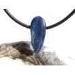 Azurit-Malachit natur Schmuckstein / Scheibenstein gebohrt - Handarbeit - Rarität - Sonderqualität - ca. 2 cm x 0,8 cm x 0,6 cm