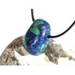 Azurit-Malachit (gepr.) Trommelstein gebohrt - ca. 2,5 cm x 1,8 cm x 1,7 cm