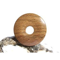 Landschaftsjaspis Donut 30 mm (4,3 mm stark)