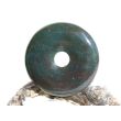 Heliotrop Donut Edelstein 30 mm (5,7 mm stark) - Sonderqualität -