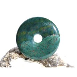 Heliotrop Donut Edelstein 30 mm (5,3 mm stark) - Sonderqualit�t -