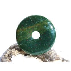 Heliotrop Donut Edelstein 30 mm (5,7 mm stark) - Sonderqualit�t -