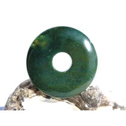 Heliotrop Donut Edelstein 30 mm (5,4 mm stark)