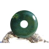 Heliotrop Donut Edelstein 30 mm (5,4 mm stark)