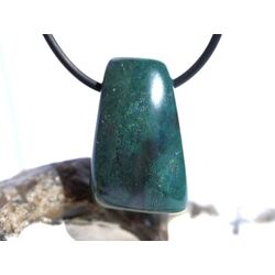 Heliotrop Schmuckstein Cabochon gebohrt - ca. 2,7 cm x...
