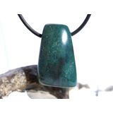 Heliotrop Schmuckstein Cabochon gebohrt - ca. 2,7 cm x...