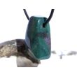 Heliotrop Schmuckstein Cabochon gebohrt - ca. 2,7 cm x 1,8 cm x 1,3 cm