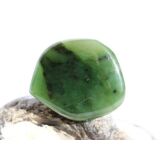 Nephrit-Jade Schmuckstein / Scheibenstein -...
