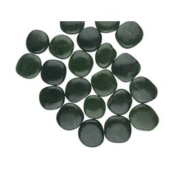 Nephrit-Jade XL Scheibensteine - Sonderqualitt - ca. 3,3 - 3,7 cm / ca. 20-24 g/St