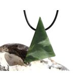 Nephrit-Jade XXL Schmuckstein / Scheibenstein gebohrt...