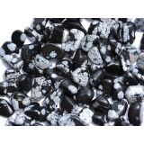Schneeflockenobsidian Trommelsteine mini (S) - Sonderqualität - ca. 1 - 2 cm / ca. 16 g