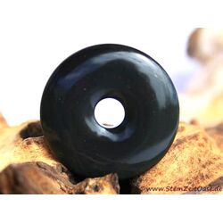 Regenbogenobsidian Donut Edelstein 40 mm (8 mm stark) - Sonderqualitt -
