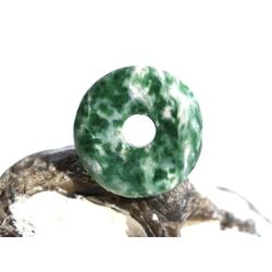 Prasem Afrkanische Jade Donut 25 mm (5,5 mm stark)