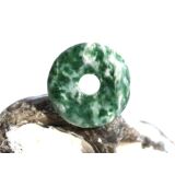 Prasem "Afrikanische Jade" Donut 25 mm (5,5 mm...