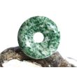 Prasem "Afrikanische Jade" Donut 25 mm (5,3 mm stark)