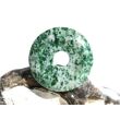 Prasem "Afrikanische Jade" Donut 25 mm (5,3 mm stark)
