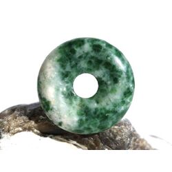Prasem Afrkanische Jade Donut 25 mm (5 mm stark)